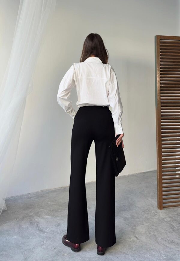 P-200 Lycra Fabric Trousers, Wide Straight Fit