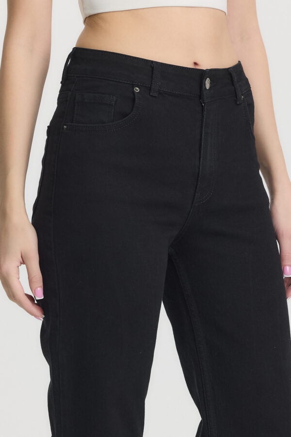 M-43 BLACK High-Waist Flared Jeans