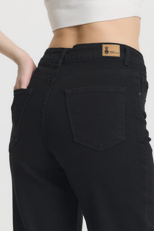 M-43 BLACK High-Waist Flared Jeans