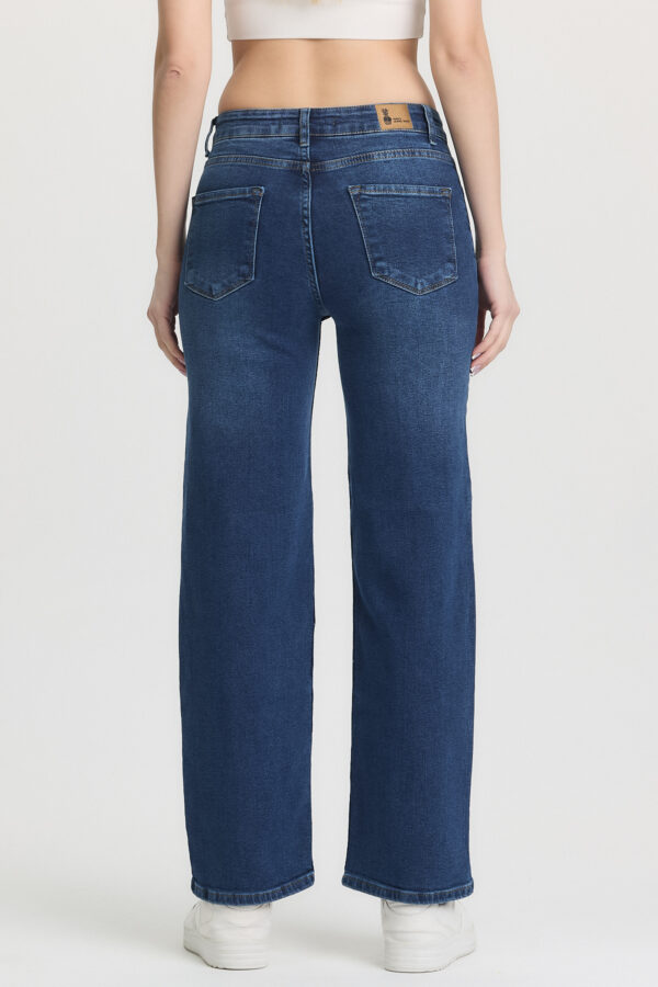 M-53 Dark Blue Classic Straight Wide-Leg Jeans