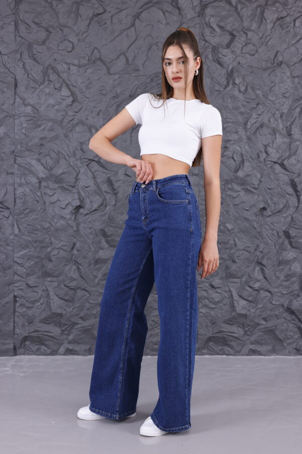 M-52 Stretch High-Waisted Wide-Leg Jean