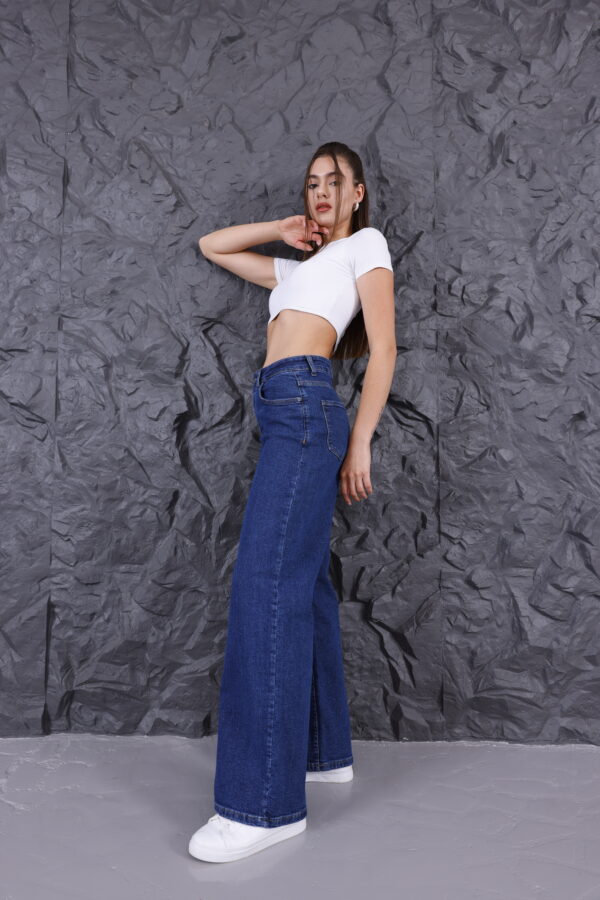 M-52 Stretch High-Waisted Wide-Leg Jean