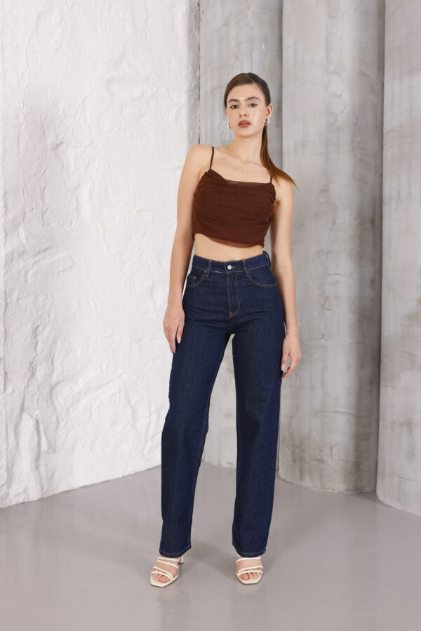 M-48 DARK BLUE Regular Fit Straight Leg Jeans