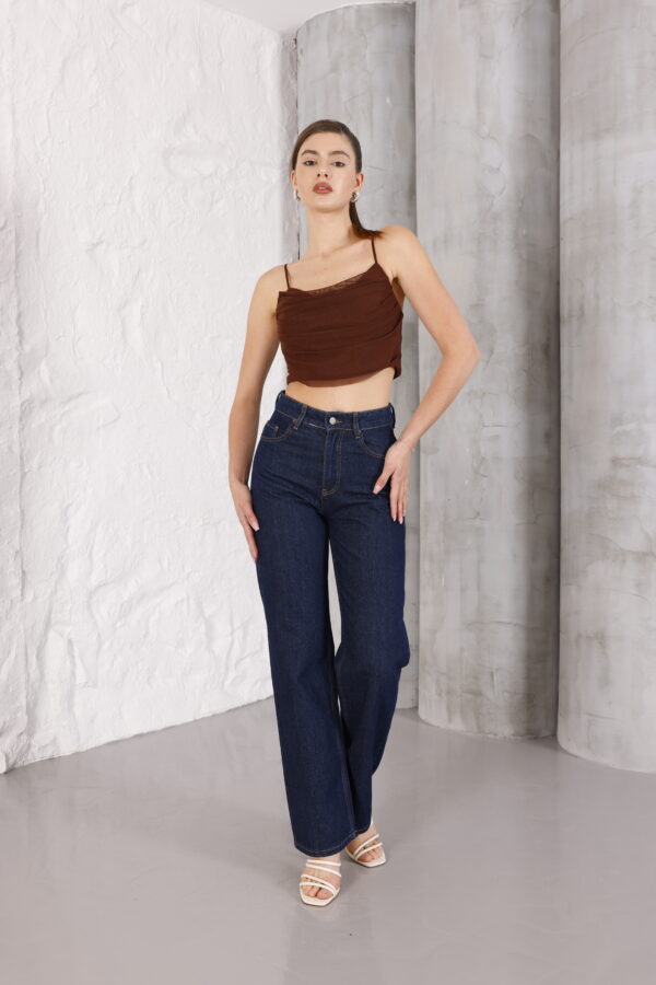 M-48 DARK BLUE Regular Fit Straight Leg Jeans