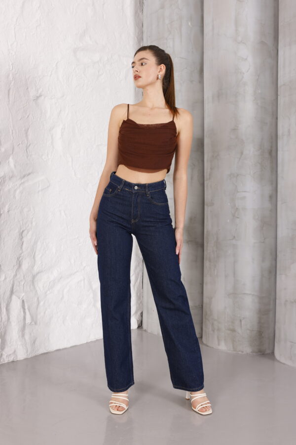 M-48 DARK BLUE Regular Fit Straight Leg Jeans