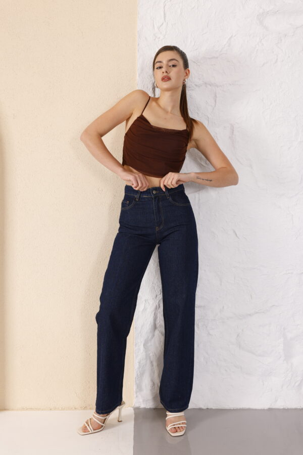 M-48 DARK BLUE Regular Fit Straight Leg Jeans
