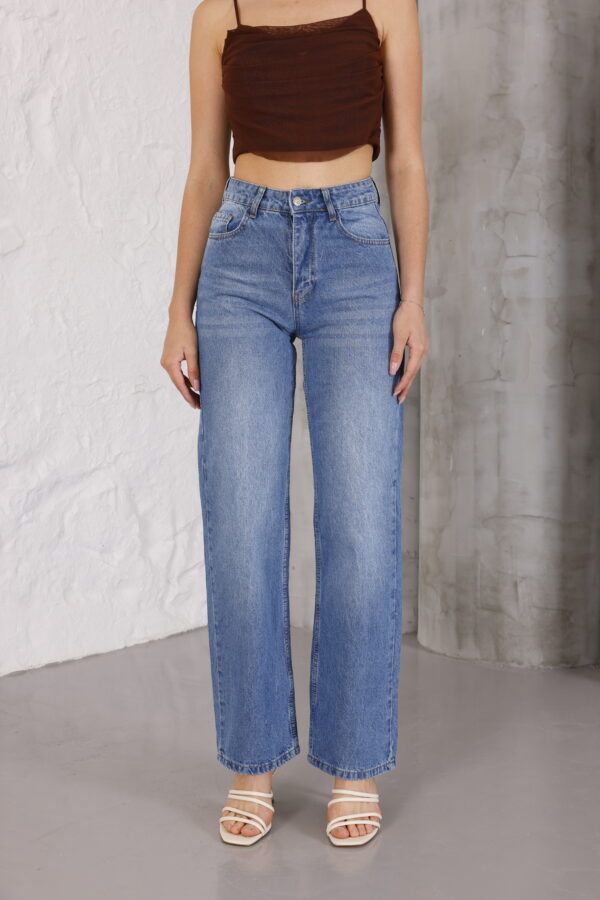 M-48 BLUE Regular Fit Straight Leg Jeans