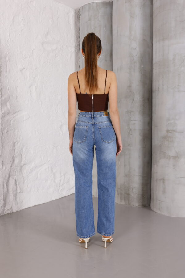 M-48 BLUE Regular Fit Straight Leg Jeans
