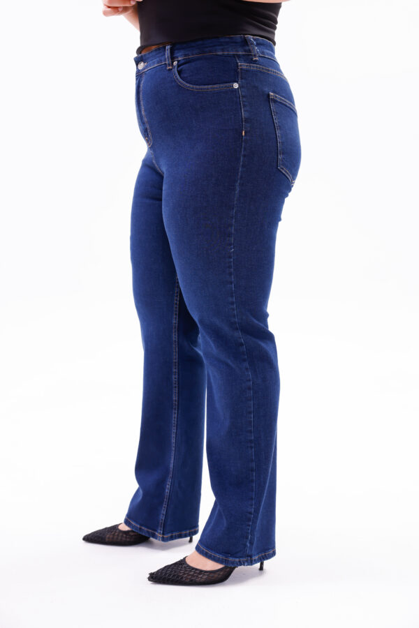 Plus Size- Women's Premium Turkish Denim, Plus Size Straight Cut with Lycra