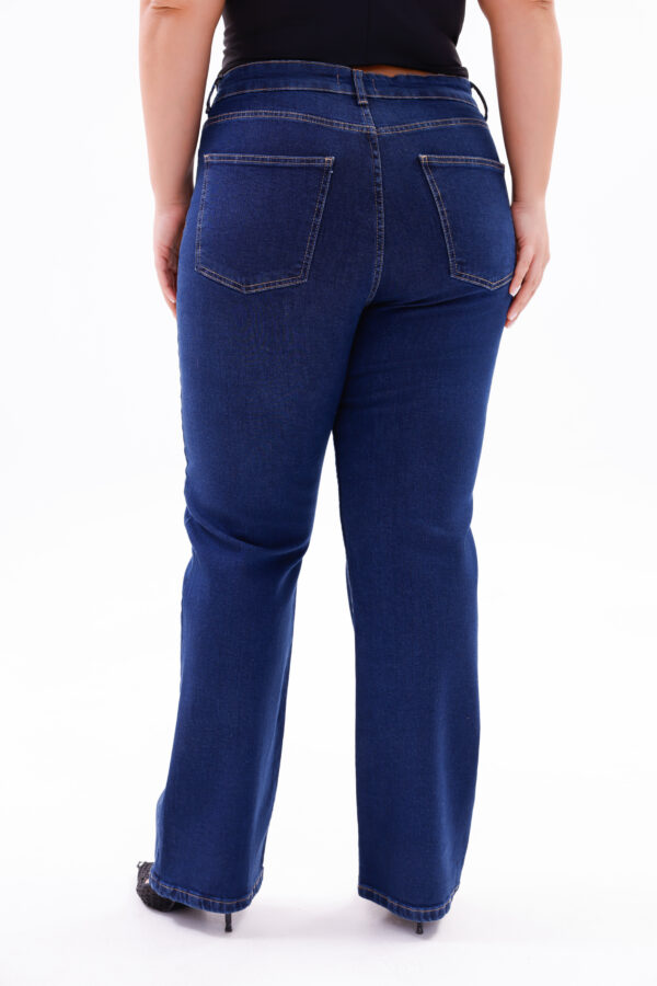 Plus Size- Women's Premium Turkish Denim, Plus Size Straight Cut with Lycra