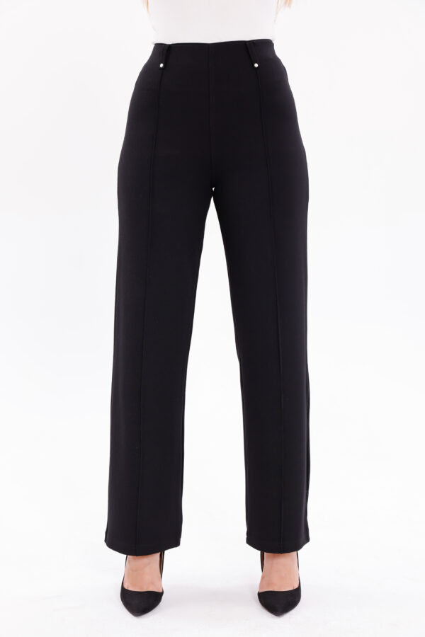 P-249 High Waisted Wide Leg Dress Pants Straight Trousers