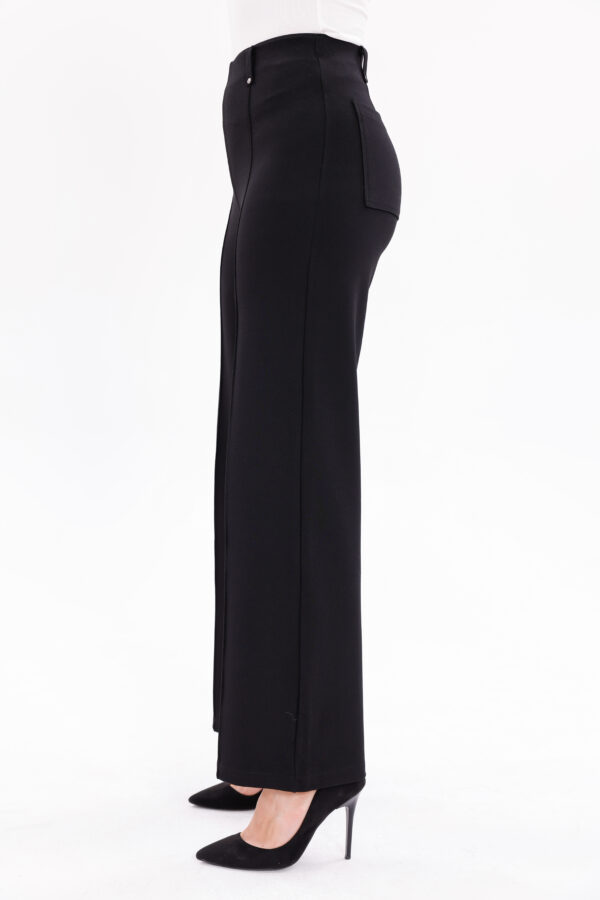 P-249 High Waisted Wide Leg Dress Pants Straight Trousers