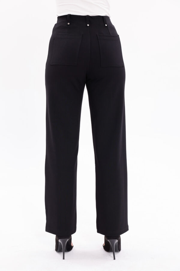 P-249 High Waisted Wide Leg Dress Pants Straight Trousers