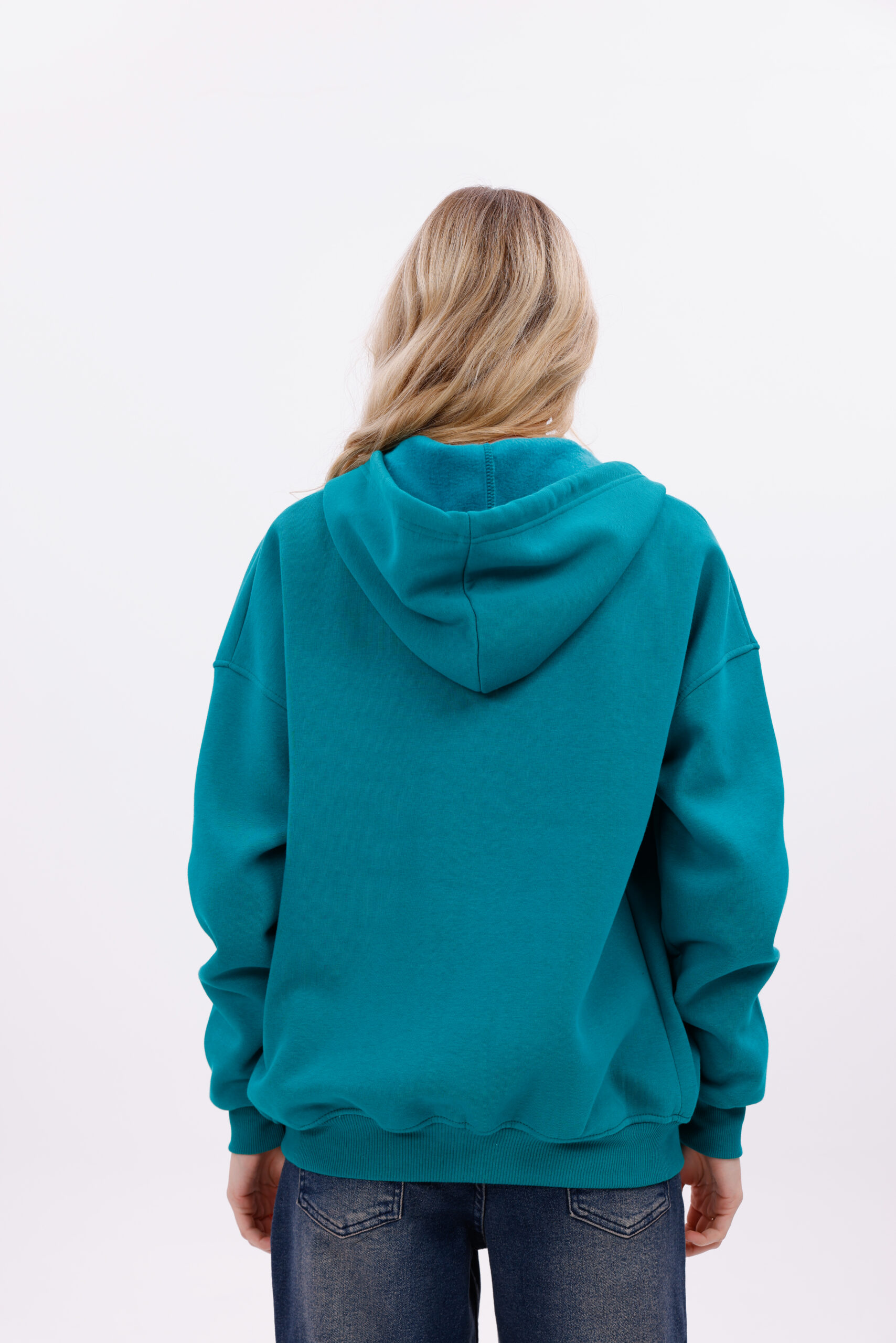 (GREEN) Zip-Up Hoodie